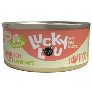 Lucky Lou Extrafood Tuńczyk & Krewetki w galaretce puszka 70g