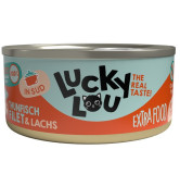 Lucky Lou Extrafood Tuńczyk & Łosoś w bulionie puszka 70g