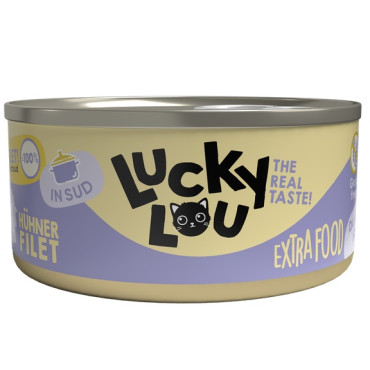 Lucky Lou Extrafood Kurczak w bulionie puszka 70g