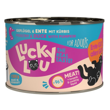 Lucky Lou Lifestage Adult Drób i kaczka puszka 200g