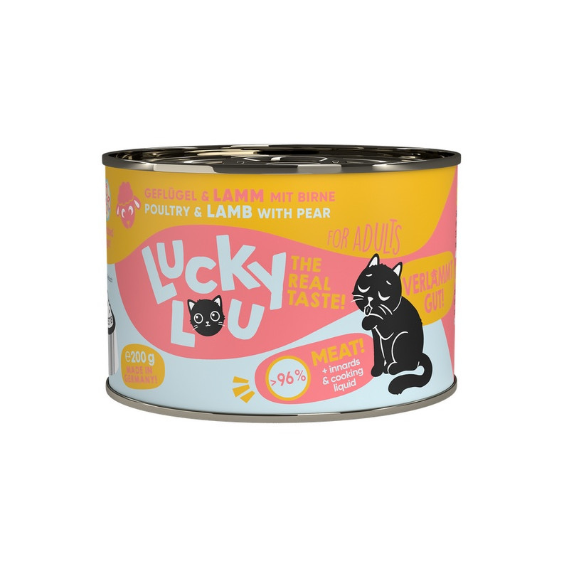 Lucky Lou Lifestage Adult Drób i jagnięcina puszka 200g