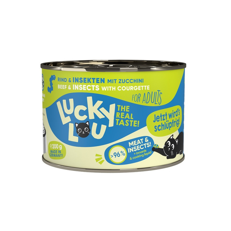 Lucky Lou Lifestage Adult Wołowina i owady puszka 200g