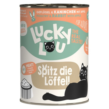 Lucky Lou Lifestage Adult Drób i królik puszka 400g