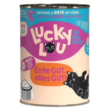 Lucky Lou Lifestage Adult Drób i kaczka puszka 400g