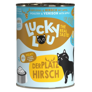 Lucky Lou Lifestage Adult Drób i jeleń puszka 400g