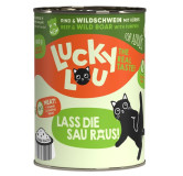 Lucky Lou Lifestage Adult Wołowina i dzik puszka 400g