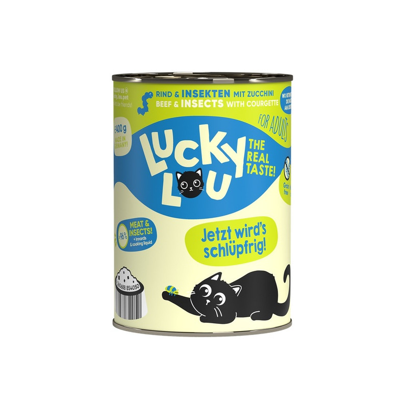 Lucky Lou Lifestage Adult Wołowina i owady puszka 400g