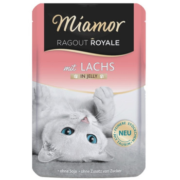 Miamor Ragout Royale z Łososiem w galaretce saszetka 100g