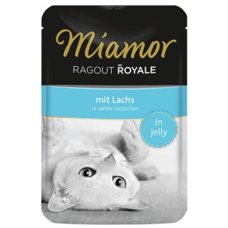 Miamor Ragout Royale z Łososiem w galaretce saszetka 100g