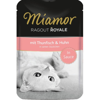 Miamor Ragout Royale z Tuńczykiem i Kurczakiem w sosie saszetka 100g