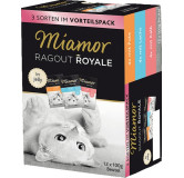 Miamor Ragout Royale Mix Galaretka - indyk, łosoś, cielęcina saszetki 12x100g