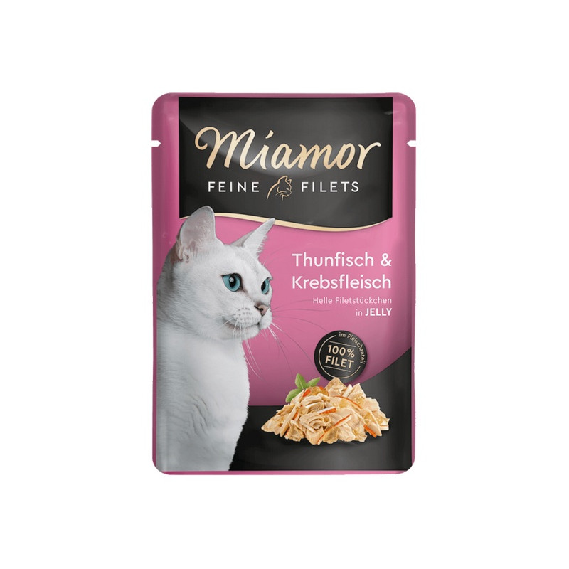 Miamor Feine Filets Tuńczyk & Kraby saszetka 100g