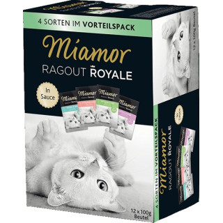 Miamor Ragout Royale Mix Sos - 4 smaki saszetki 12x100g