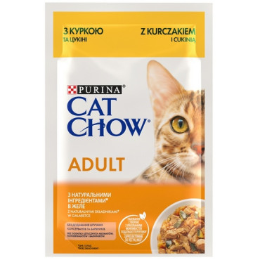 Purina Cat Chow Kurczak i cukinia saszetka 85g