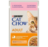 Purina Cat Chow Łosoś i zielona fasolka saszetka 85g