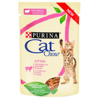 Purina Cat Chow Kitten Jagnięcina saszetka 85g