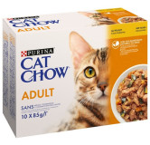 Purina Cat Chow Kurczak i cukinia saszetki 10x85g