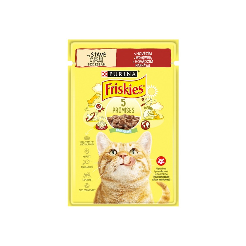 Friskies Wołowina saszetka 85g