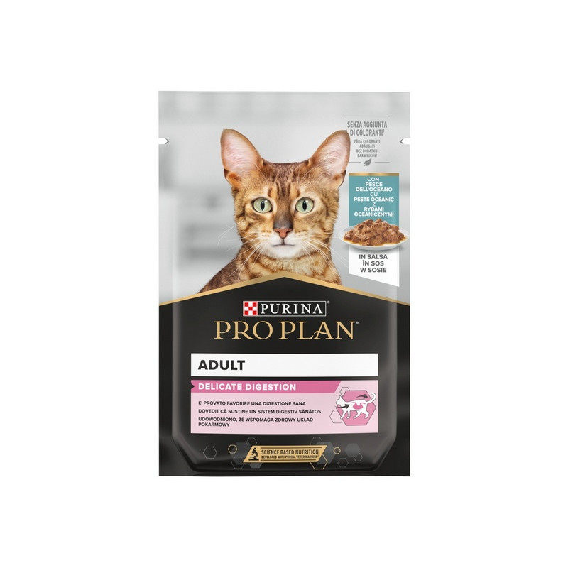 Purina Pro Plan Cat Delicate ryba oceaniczna saszetka 85g