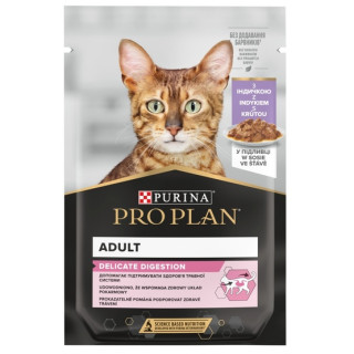 Purina Pro Plan Cat Delicate indyk saszetka 4x85g 3+1 gratis