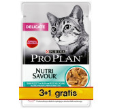 Purina Pro Plan Cat Delicate ryba oceaniczna saszetka 4x85g 3+1 gratis