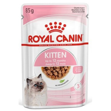 Royal Canin Kitten w sosie karma mokra dla kociąt do 12 miesiąca życia saszetka 85g