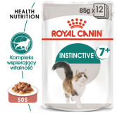 Royal Canin Instinctive +7 w sosie karma mokra dla kotów starszych, wybrednych saszetka 85g