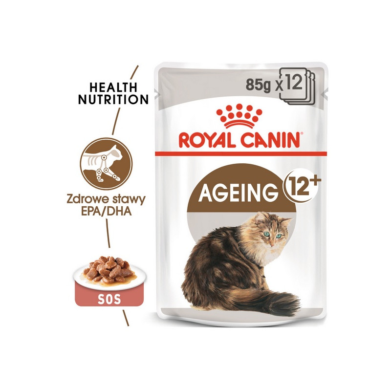 Royal Canin Ageing +12 karma mokra w sosie dla kotów dojrzałych saszetka 85g