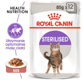 Royal Canin Sterilised w sosie karma mokra dla kotów dorosłych, sterylizowanych saszetka 85g