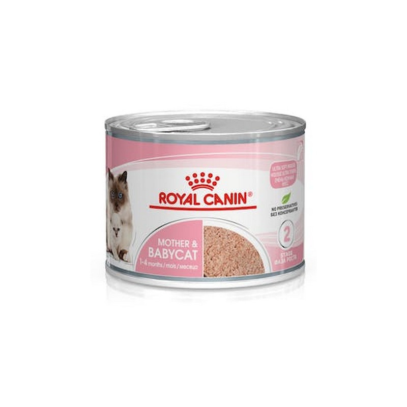 Royal Canin Mother & Babycat Mousse karma mokra - mus dla kociąt i kotek karmiących puszka 195g