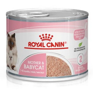 Royal Canin Mother & Babycat Mousse karma mokra - mus dla kociąt i kotek karmiących puszka 195g