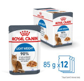 Royal Canin Light Weight Care w galaretce karma mokra dla kotów dorosłych, z tendencją do nadwagi saszetka 85g