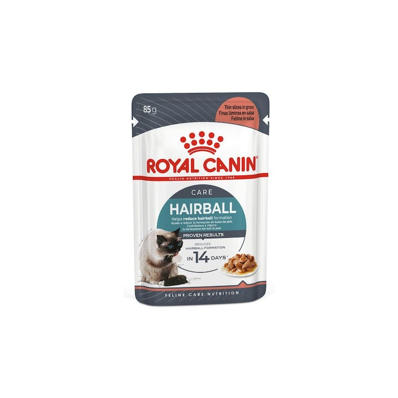 Royal Canin Hairball Care w sosie karma mokra w sosie dla kotów dorosłych, eliminacja kul włosowych saszetka 85g