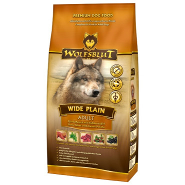 Wolfsblut Dog Wide Plain konina i bataty 500g