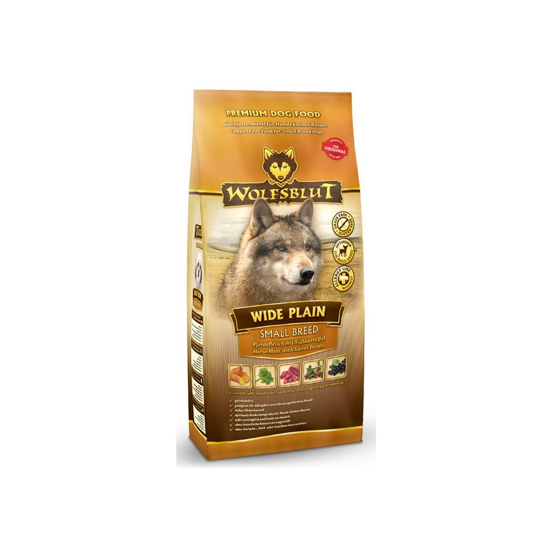 Wolfsblut Dog Wide Plain Small konina i bataty 2kg