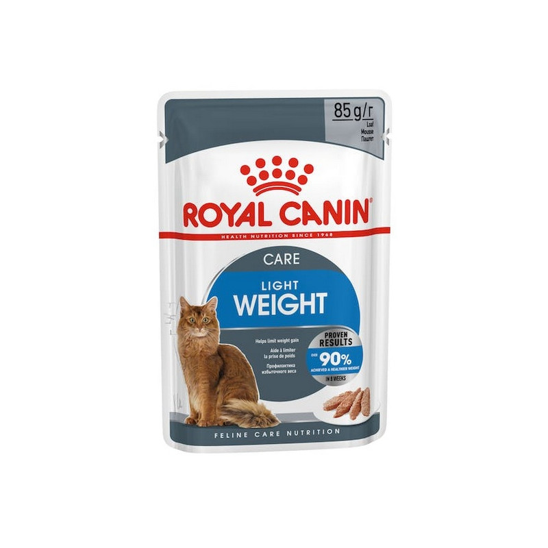 Royal Canin Ultra Light pasztet karma mokra dla kotów dorosłych, z tendencją do nadwagi saszetka 85g