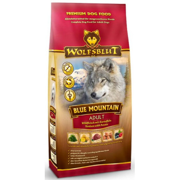 Wolfsblut Dog Blue Mountain dziczyzna i owoce leśne 2kg