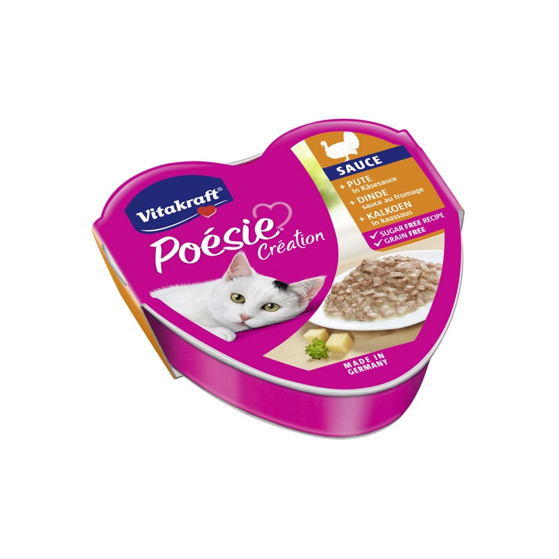 Vitakraft Poesie sos indyk z serem tacka 85g