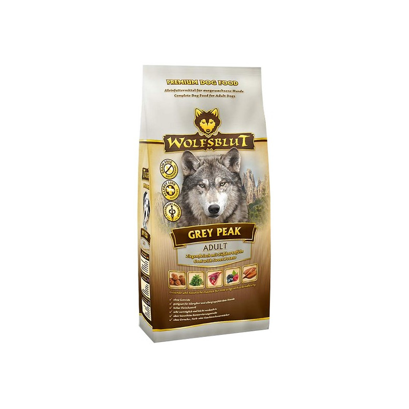 Wolfsblut Dog Grey Peak - koza i bataty 2kg