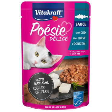 Vitakraft Poesie Deli Sauce dorsz saszetka 85g