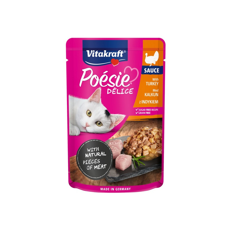 Vitakraft Poesie Deli Sauce indyk saszetka 85g