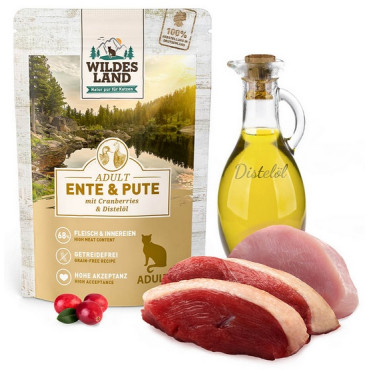 Wildes Land Classic Adult Ente & Pute saszetka 100g