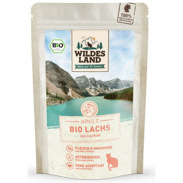 Wildes Land Bio Lachs Pur saszetka 85g