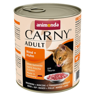 Animonda Carny Adult Wołowina + Kurczak puszka 800g