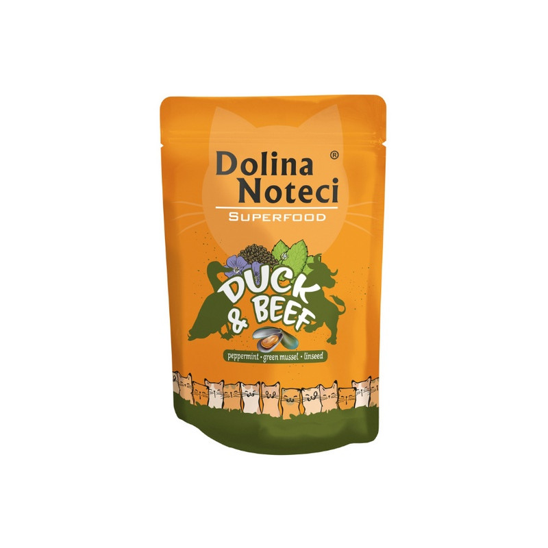 Dolina Noteci Superfood Kot Kaczka i wołowina saszetka 85g