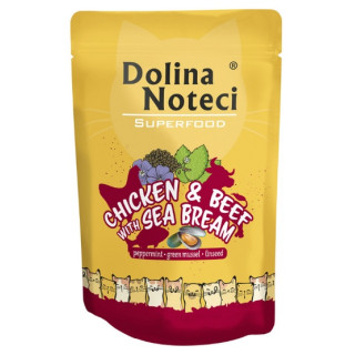 Dolina Noteci Superfood Kot Kurczak, wołowina i dorada saszetka 85g