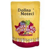 Dolina Noteci Superfood Kot Kurczak, wołowina i dorada saszetka 85g