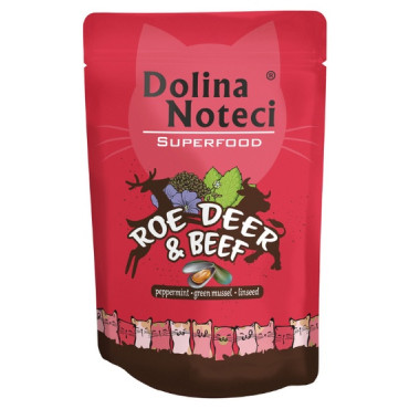 Dolina Noteci Superfood Kot Sarna i wołowina saszetka 85g