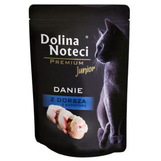 Dolina Noteci Premium Kot Junior Danie z dorsza i sardynki saszetka 85g