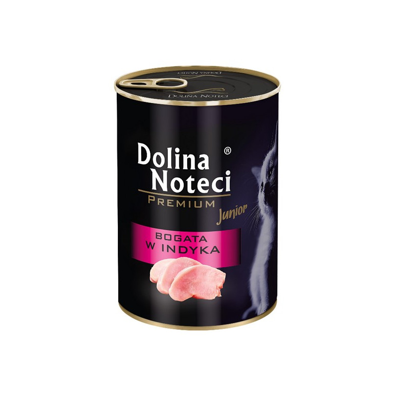 Dolina Noteci Premium Kot Junior Bogata w indyka puszka 400g